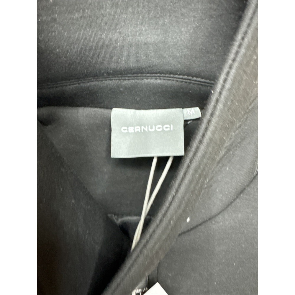 Cernucci Size Medium Black Crop Jacket #432 - Picture 8 of 12